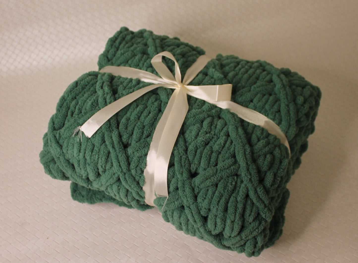 Baby plush blanket Emerald