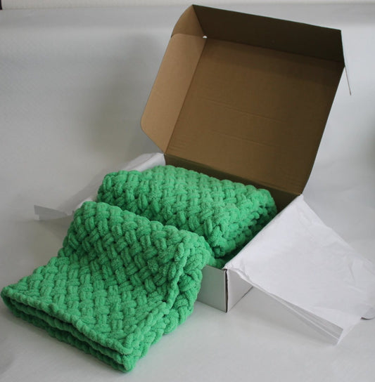 Baby plush blanket Green