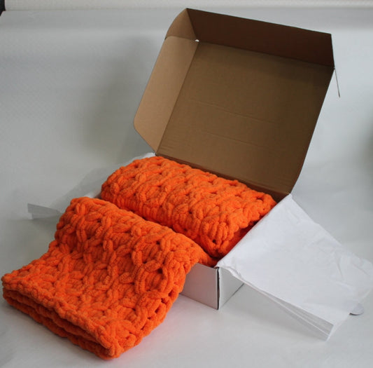 Baby plush blanket Orange