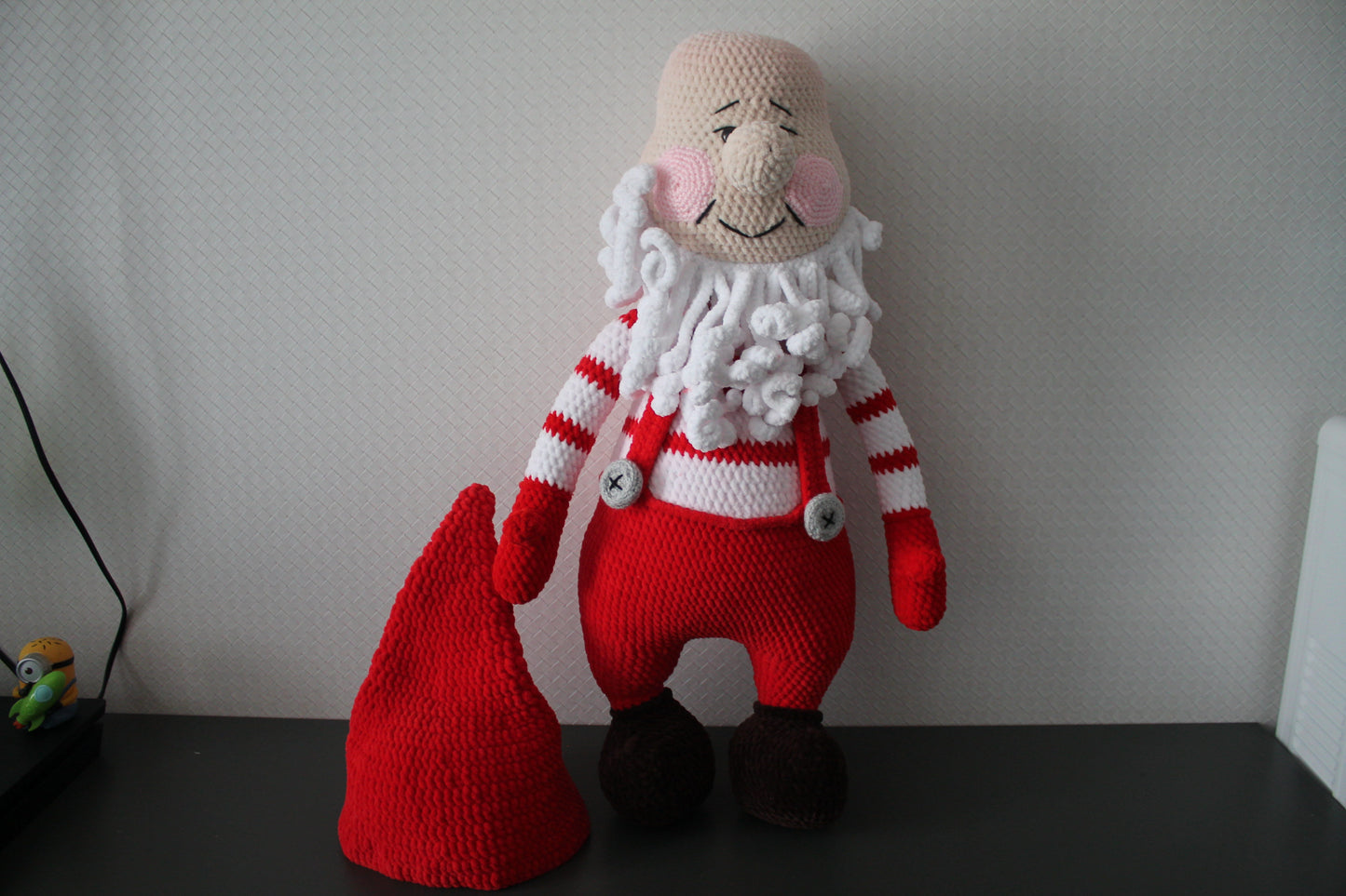 Dwarf knitted soft toy