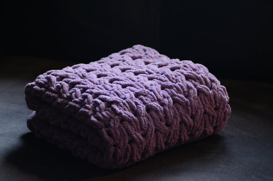 Baby plush blanket Lavender